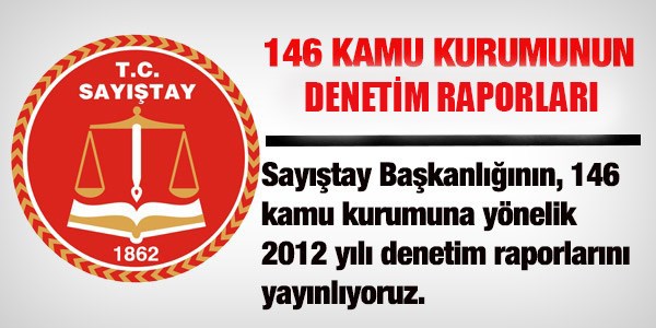 146 kamu kurumuna ynelik, Saytay denetim raporlar...