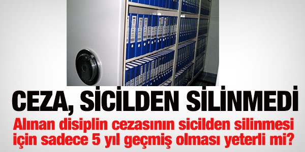 Cezann sicilden karlmas iin, 5 yl yeterli mi?