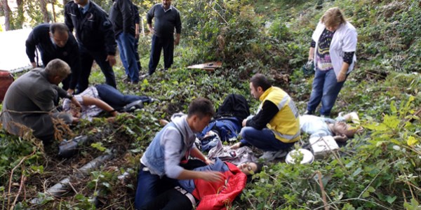 Amasra'da korkun kaza: 5 yaral