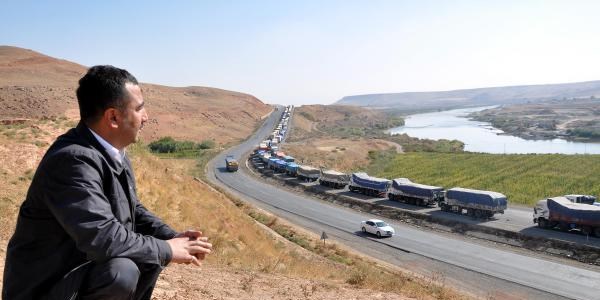 Habur'da 40 kilometre TIR kuyruu