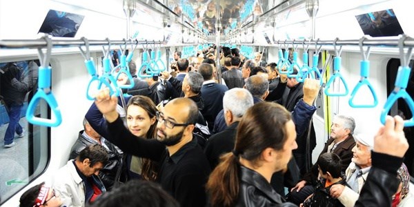 Marmaray'da yolcu says 1 milyonu at