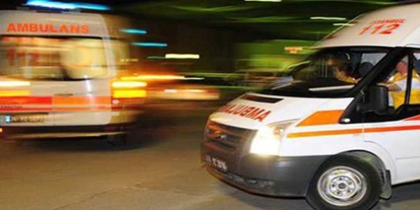 Ambulans koyun srsne arpt: 1 yaral, 19 koyun telef oldu