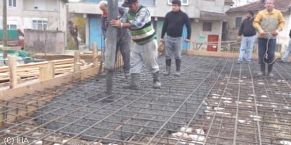 Sleymanbeyler Ky'nde camii yapmna baland