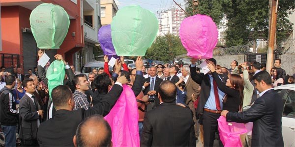 retmene dayaa 'balon'lu tepki