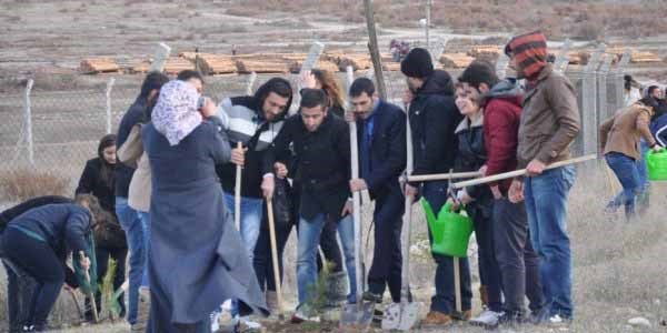 Emet Meslek Yksekokulu'na fidan