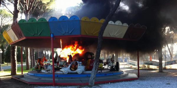 Lunaparkta korkutan yangn