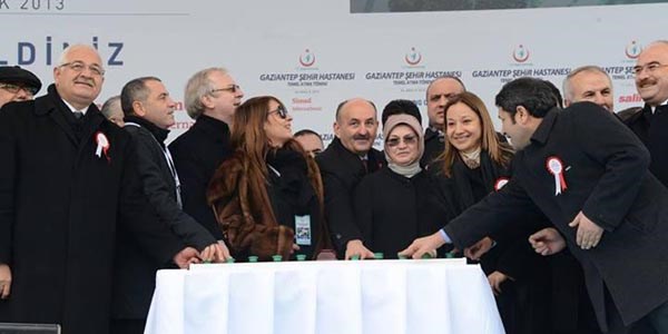 Gaziantep ehir Hastanesi'nin temeli atld