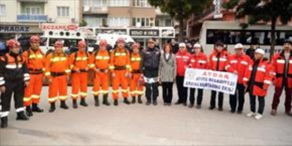 Aydn arama kurtarma ekibi ulusal deprem tatbikatna katlacak