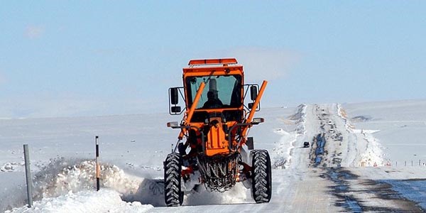 Malatya'da kar nedeniyle 22 ky yolu kapal