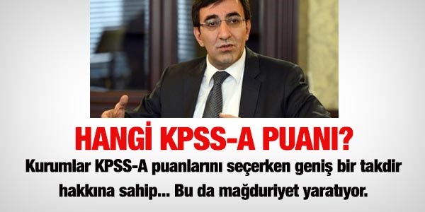 Hangi KPSS-A puan?