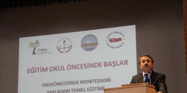 'Eitim okul ncesinde balar projesi'nin al Edirne'de yapld