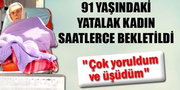 91 yandaki kadn parmak izi iin saatlerce bekledi