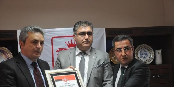 Hakkari TSO'ya ISO 9001 belgesi