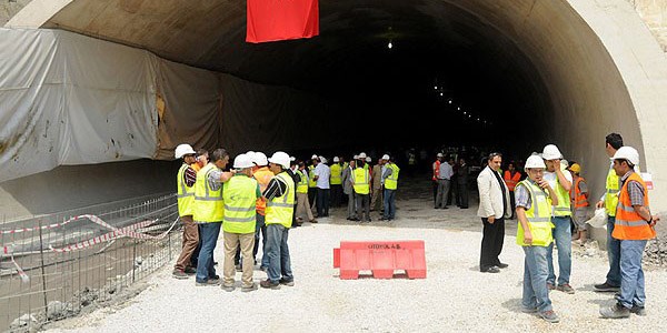 Trkiye'nin en uzun tnelinde sona yaklald