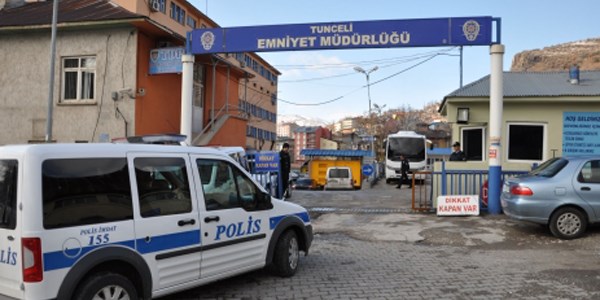 Tunceli Emniyeti'nde grev deiiklii