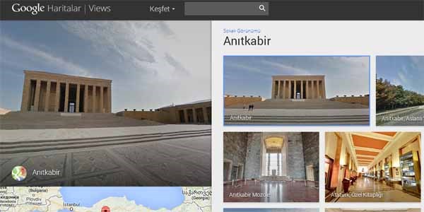 Google'dan Antkabir gezisi