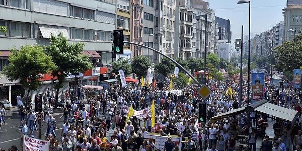 Okmeydan'ndaki olaylar protesto edildi