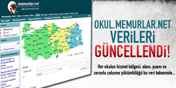 Ogretmen.memurlar.net bilgileri gncellendi