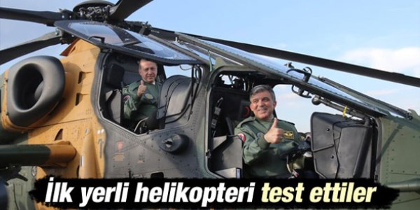 ATAK helikopteri teslim edildi