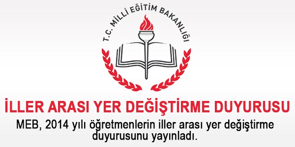 MEB'den Haziran ay iller aras ve zorunlu alma yer deitirme duyurusu