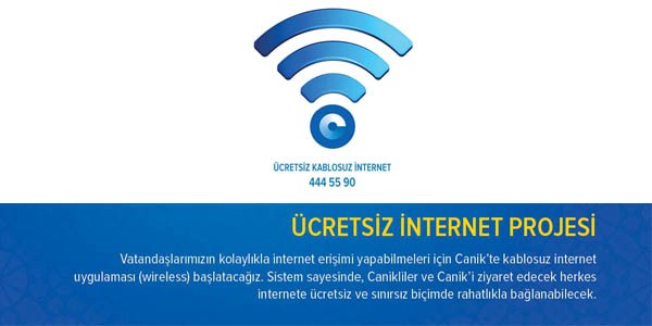 Bu ilede internet artk bedava