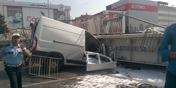 Avclar'da st geidi ykan tankerin ofr tutukland