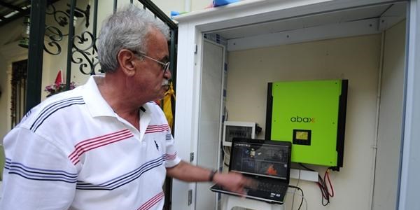 Fatura yksek gelince kendi elektriini retti