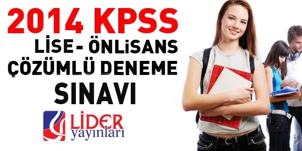 KPSS nlisans, lise deneme snav