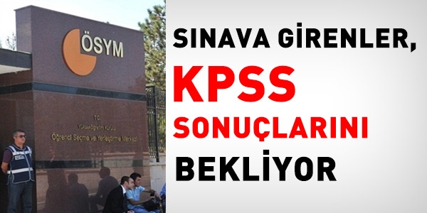 Adaylar, 2014 KPSS Lise/ nlisans sonularn bekliyor