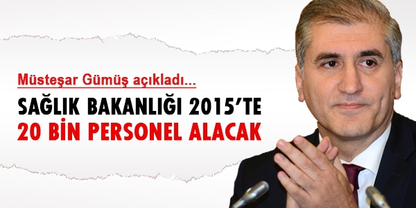 Salk Bakanl 2015'te 20 bin personel alacak