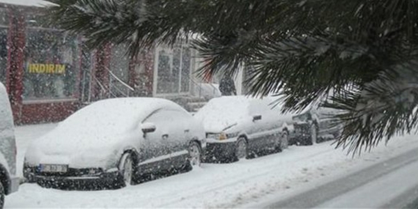 stanbul'da dereceler -9'u gsterdi