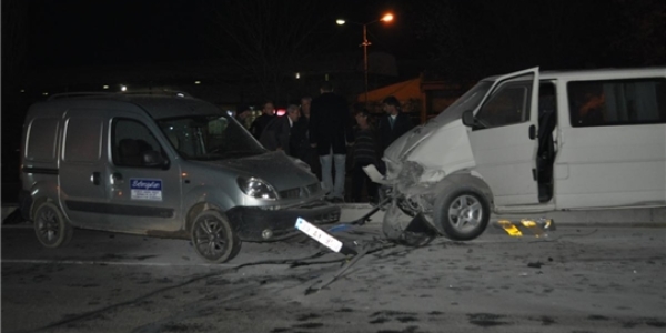 Krklareli'nde trafik kazas: 21 yaral