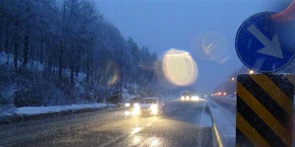 Ankara ve Bolu'da kar ya