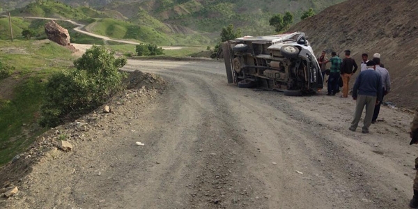 Siirt'te trafik kazas: 11 yaral