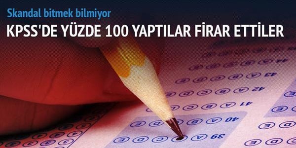 nce KPSS'de yzde 100 yaptlar, sonra firar ettiler