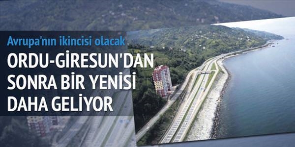 Rize-Artvin havaalanna 100 milyon ton ta