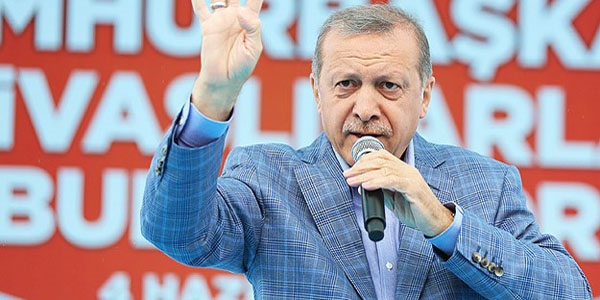 Erdoan: Gece gndz milleti tehdit ediyorlar