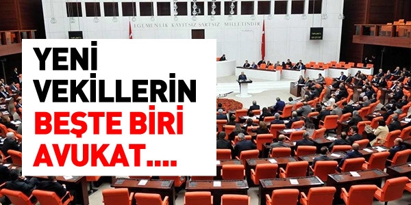 Yeni vekillerin bete biri ayn meslekten...