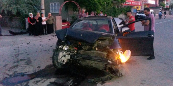Aksaray'da otomobiller arpt: 5 yaral