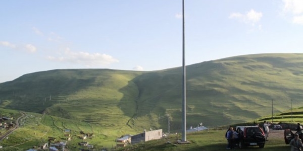 Ardahan'da 'Atatrk silueti' grlmeye baland