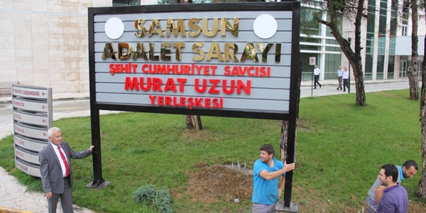 ehit Basavc Uzun'un ad Samsun Adliyesi'ne verildi