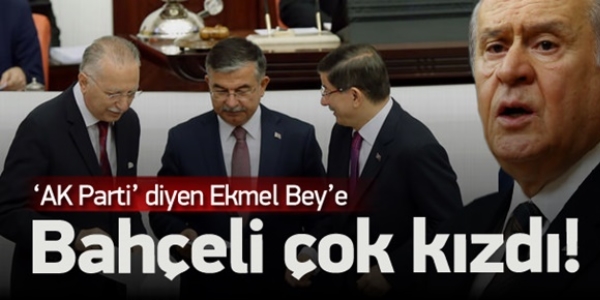 Baheli, AK Parti'yi isteyen Ekmel Bey'e kzd