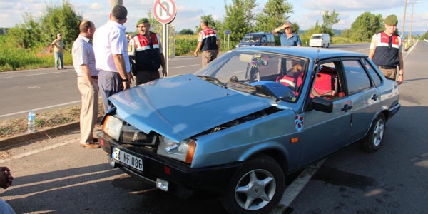 Sakarya'da iki otomobil arpt: 7 yaral