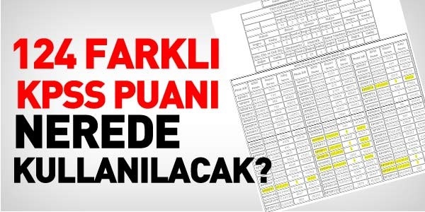 124 eit KPSS puan, nerede kullanlacak?