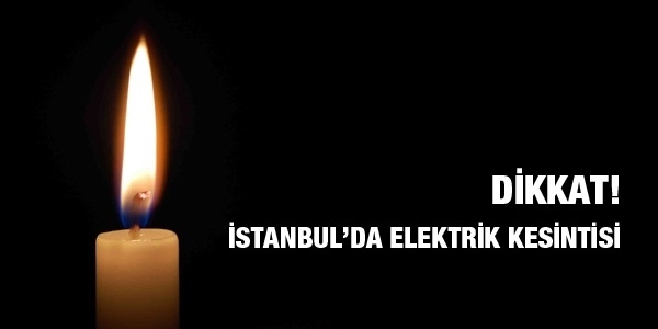 stanbul'da elektirik kesintisi