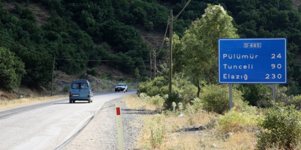 Tunceli'de gvenlik nedeniyle iki ile yolu ulama kapatld