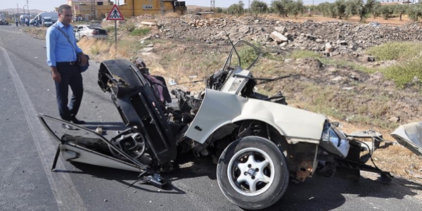 Gaziantep'te trafik kazas: 3 l