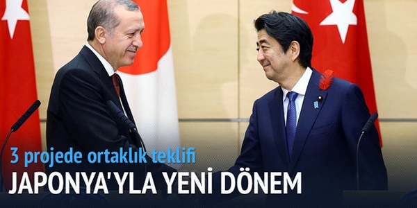 Japon'ya 3 byk projede ortaklk teklifi