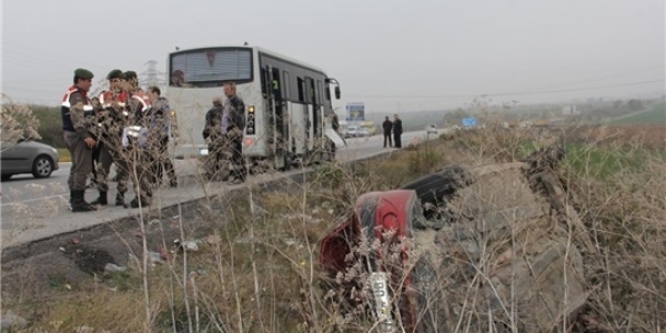 Edirne'de trafik kazas: 1 l, 13 yaral