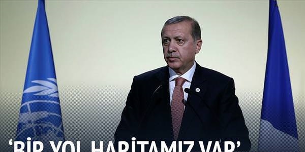 Erdoan: Bir yol haritamz var